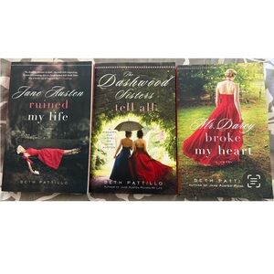 Three Jane Austen themed books by Beth Pattillo, like new